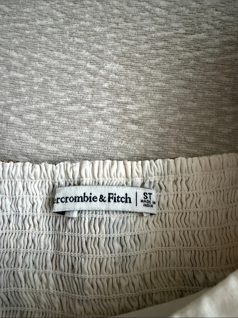Abercrombie & Fitch Cream Emerson mini dress - Picture 2 of 3